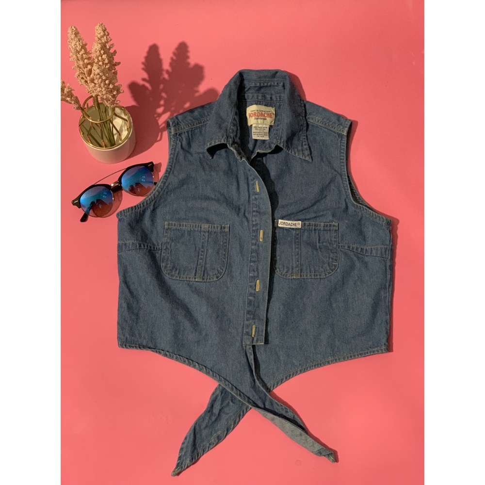 chaleco jeans